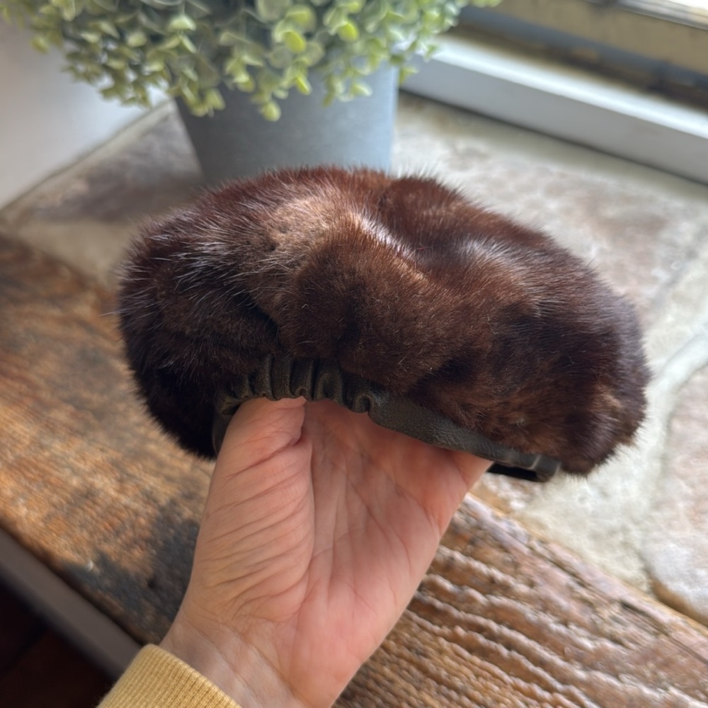 Vintage Hochschild Kohn’s Unionmade Fur Hat c 1960